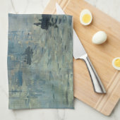 Linge De Cuisine Monet Impression Sunrise Soleil Levant Peinture Le (Quart Plié)