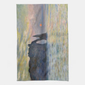 Linge De Cuisine Monet - Le Manneport, Falaise à Etretat, coucher d (Vertical)