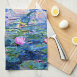 Linge De Cuisine Monet, Lys D'Eau,<br><div class="desc">Water Lilies,  célèbre peinture de Claude Monet</div>