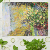 Linge De Cuisine Monet - Un coin du jardin à Montgeron (Plié)