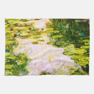Linge De Cuisine Monet Water Lilies 1917-1919 Art