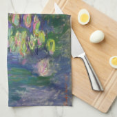 Linge De Cuisine Monet Water Lilies Chef-d'oeuvre Peinture (Quart Plié)
