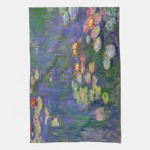 Linge De Cuisine Monet Water Lilies Chef-d'oeuvre Peinture (Vertical)