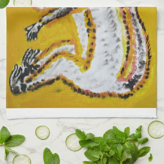 Linge De Cuisine Monkey Circus Art (Plié)