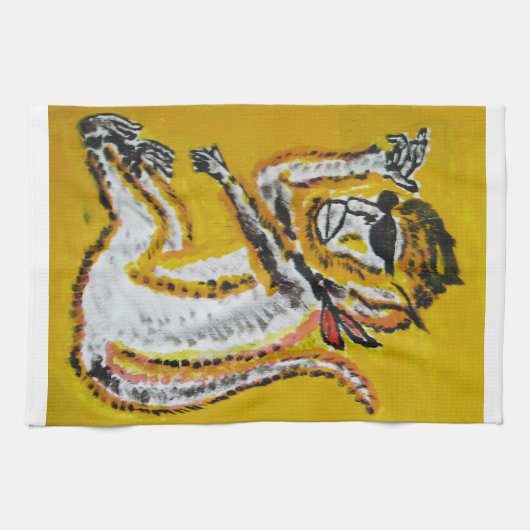 Linge De Cuisine Monkey Circus Art (Horizontal)