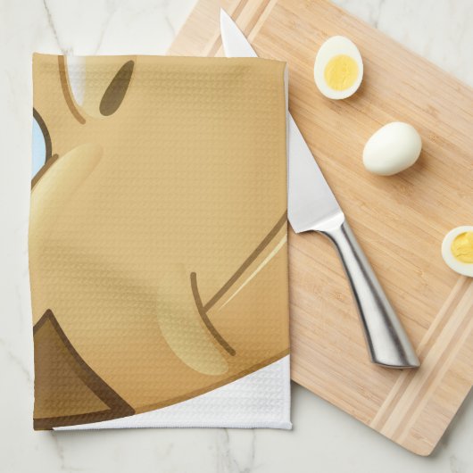 Linge De Cuisine monkey emoji (Quart Plié)