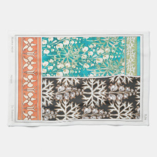 Linge De Cuisine Monkshood wolfsbane plante art nouveau verneuil