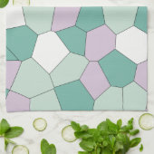 Linge De Cuisine Monnaie et lavande (Plié)