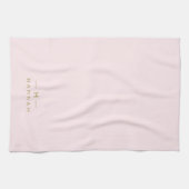 Linge De Cuisine Monogram Blush | Elegant Gold Minimum (Horizontal)