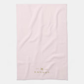 Linge De Cuisine Monogram Blush | Elegant Gold Minimum (Vertical)