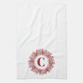 Linge De Cuisine Monogram de Snowflake (Vertical)