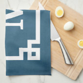 Linge De Cuisine Monogram design (Quart Plié)