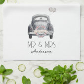 Linge De Cuisine Monogram Mr & Mrs Just Married (Plié)