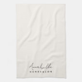 Linge De Cuisine Monogram neutre | Minimalist stylish (Vertical)