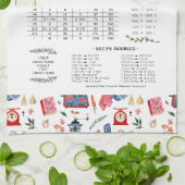 Linge De Cuisine Monogramme de conversion de cuisine rustique (Plié)