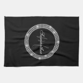 Linge De Cuisine Monogramme de diamants (Horizontal)