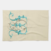 Linge De Cuisine Monogramme de GM MG (Horizontal)