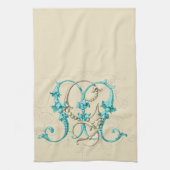 Linge De Cuisine Monogramme de GM MG (Vertical)