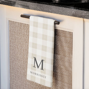 Linge De Cuisine Monogramme et nom de la ferme