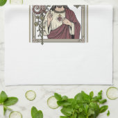 Linge De Cuisine Monogramme initial de Jésus Foi Monogramme initial (Plié)