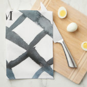 Linge De Cuisine Monogramme | La Mer VI (Quart Plié)