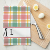 Linge De Cuisine Monogramme mis (Quart Plié)