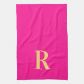 Linge De Cuisine Monogramme moderne (Vertical)