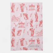 Linge De Cuisine Monogramme personnalisé Grec Ancien Statue Cadeaux (Vertical)