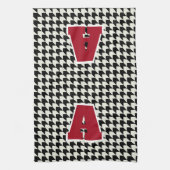 Linge De Cuisine Monogramme pied-de-poule (Vertical)
