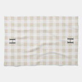 Linge De Cuisine Monogramme tonal de ferme (Horizontal)