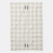 Linge De Cuisine Monogramme tonal de ferme (Vertical)