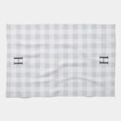 Linge De Cuisine Monogramme tonal de ferme (Horizontal)