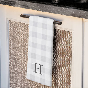 Linge De Cuisine Monogramme tonal de ferme