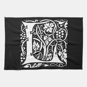 Linge De Cuisine Monogramme vintage L Art Nouveau