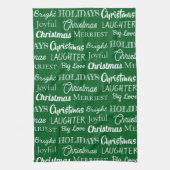 Linge De Cuisine Monogrammed Custom Names for Christmas (Vertical)