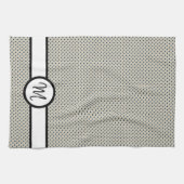Linge De Cuisine Monogrammes Pois (Horizontal)