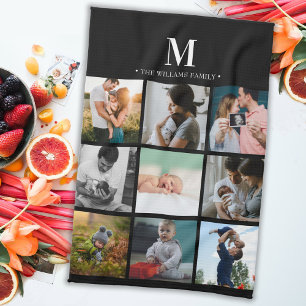 Linge De Cuisine Monographie moderne photo collage instagram noir