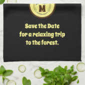 Linge De Cuisine Monographie volante du pic vert (Plié)