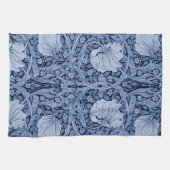 Linge De Cuisine Monotone bleu Pimpernel, William Morris (Horizontal)