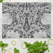 Linge De Cuisine Monotone gris Pimpernel, William Morris (Plié)