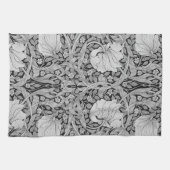 Linge De Cuisine Monotone gris Pimpernel, William Morris (Horizontal)