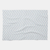 Linge De Cuisine MonoZag Bleu Brume (Horizontal)