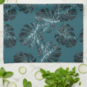 Linge De Cuisine Monstera Leo Impression Animale Glam 1 (Plié)