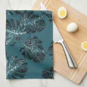 Linge De Cuisine Monstera Leo Impression Animale Glam 1 (Quart Plié)
