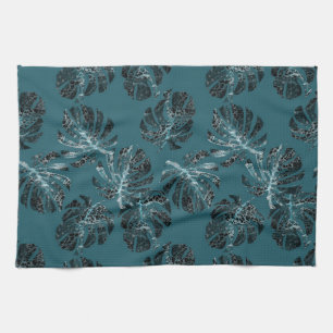 Linge De Cuisine Monstera Leo Impression Animale Glam 1
