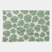 Linge De Cuisine Monstera - Vert (Horizontal)