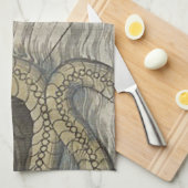 Linge De Cuisine Monstre de carte/serpent de mer (Quart Plié)