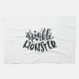 Linge De Cuisine Monstre scintillant Halloween