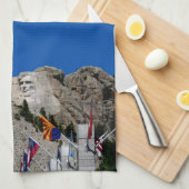Linge De Cuisine Mont Rushmore Sud Dakota Souvenir (Quart Plié)