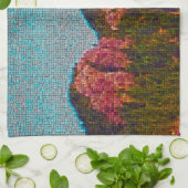 Linge De Cuisine Montagne de mosaïque (Plié)